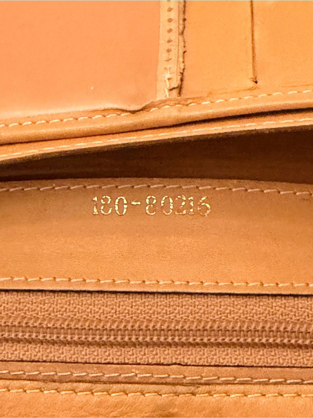Vintage Fendi S.A.S. Roma Italy 1925 Tan Leather Kisslock Continental Wallet - Picture 7 of 9